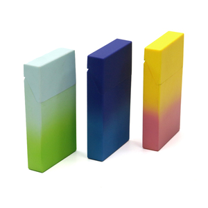 Mới cá tính Gradient nhựa thuốc lá trường hợp đóng cửa và bền thuốc lá trường hợp - Product Image 3