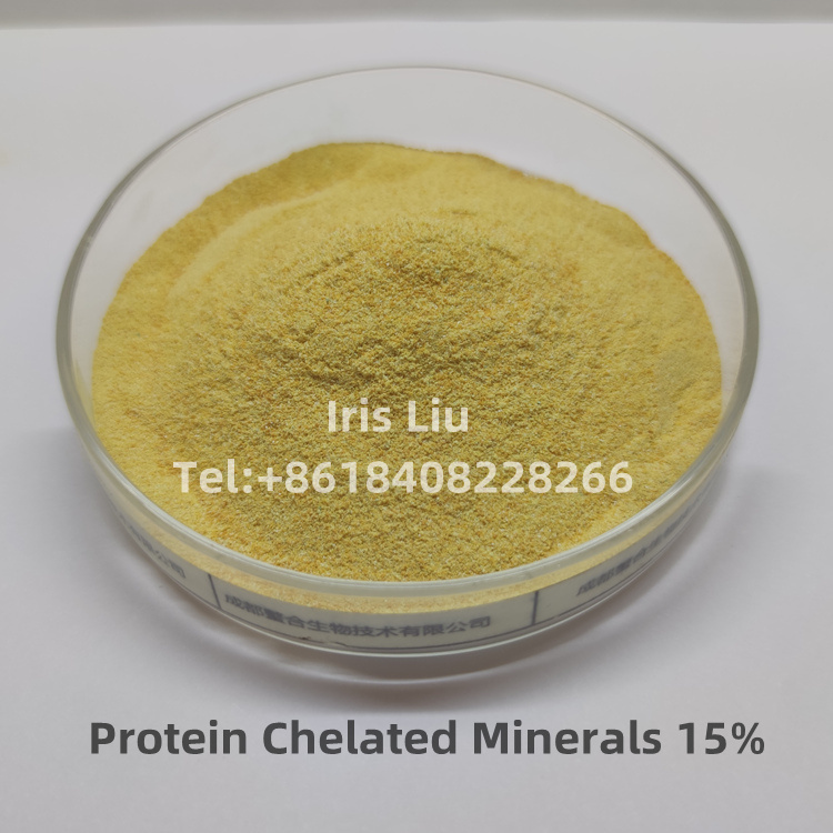 Feed Protein Amino Chelated Micro Minerals 15% (Zn, Cu, Mn, Fe, Co) Promote Absorption
