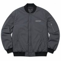 Blouson Bomber Homme Personnalisé Résistant à l'Eau, Blouson de Pilote avec Poches Utilitaires, Marque Privée, Streetwear, Manteau Technique d'Entraînement, Veste Universitaire