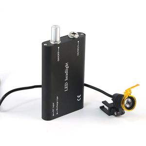 LED Headlamp Rechargeable Battery Adjustable Brightness Dental Oral ENT Use Black Silver Blue Red - Product Image 5