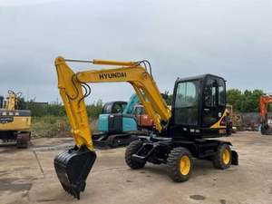 Mini-excavatrice sur pneus Hyundai 60w-7 de 6 tonnes à vendre, de bonne qualité - Product Image 2