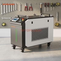 Machine de nettoyage au laser pulsé de 1000 W pour matériaux, haute puissance, haute productivité