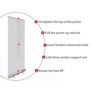 Wholesale Roll up <b>Banner</b> Luxury Stand Custom Portable Roll up <b>Banner</b> for Advertising - Product Image 5