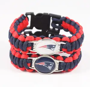 NFL bracelet NFL Paracord bracelet New England Patriots Bracelet