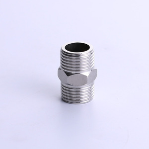 Stainless Steel Male Thread Adapter 4 6 Inch Seamless Pipe Fitting Plumbing Accessory GB Standard 201 Grade - Product Image 1