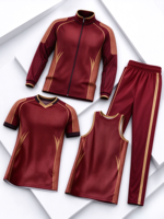 Maillot de football personnalisé par sublimation, tenue d'équipe multisports, uniforme en polyester, survêtement à fermeture éclair intégrale, anti-humidité, OEM