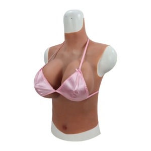Prothèse Mammaire Réaliste en Silicone avec Nombril pour MTF Transgenre, Drag Queen, Travesti - Product Image 1