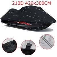 Funda para Moto Acuática Guard 210 300 420 600D, Impermeable, Protección Solar, Anti-Nieve, para Yamaha Wave Runner Cruiser, Opción de Logotipo Personalizado