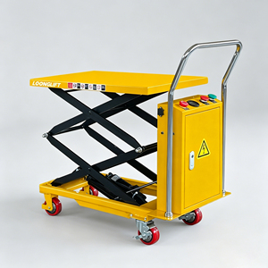 Hot Selling Mobile Lift Table DPS350 Semi Electric Lifting Platform 140kg/1.5m Economical Mold <b>Handling</b> Lifting Logistics - Product Image 1
