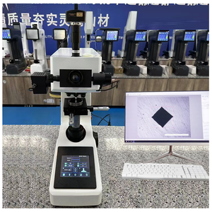 Probador de dureza <span class=keywords><strong>Micro</strong></span> Vickers, dispositivo de medición de vídeo LCD, 20 puntos de prueba a la vez, probador de dureza <span class=keywords><strong>Micro</strong></span> Vickers - Product Image 2