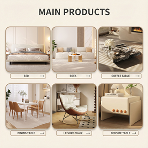 <span class=keywords><strong>Cama</strong></span> Moderna <span class=keywords><strong>Minimalista</strong></span> con Tapicería de Cuero Genuino o Tela, Estructura de Madera Maciza con Función de Almacenamiento, <span class=keywords><strong>Base</strong></span> de <span class=keywords><strong>Cama</strong></span> de Lujo - Product Image 6