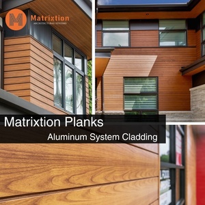 Matrixtion nhôm ngoài trời ốp tường ngoài trời tấm ốp gỗ nhìn nhôm siding - Product Image 4