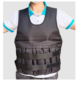 Chaleco Deportivo Transpirable Estilo Militar de Tela Oxford para Correr, Entrenamiento Deportivo, Chaleco con Peso al por Mayor, Ropa con Relleno de Arena de Hierro - Product Image 4