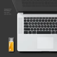 Lector de Tarjetas USB 4 en 1 de Aleación con Soporte para SD/TF/M2/MS/Pro/Duo/MMC/SDHC e Indicador LED