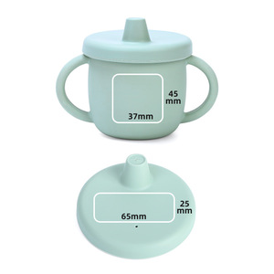 Vasos de silicona para niños con tapa a prueba de fugas, calibre estándar, para uso doméstico de 6 meses o más - Product Image 5