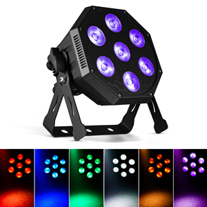 ไฟพาร์เวที SHEHDS 7x12W RGBWAUV แบบเงียบสำหรับบาร์ - Product Image 6