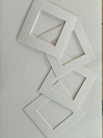 Lettres de coupe biseautées sans acide de 8x10 pouces Style Passepartout Cadres en papier prédécoupé Matboard Slip-in Mat Boards
