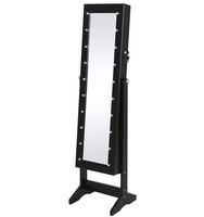Armoire à bijoux avec miroir en MDF, vente en gros directe d'usine, pour ameublement domestique
