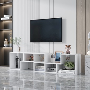 Doppia <span class=keywords><strong>libreria</strong></span> a forma di L per espositore per mobili per la casa <span class=keywords><strong>bianca</strong></span>