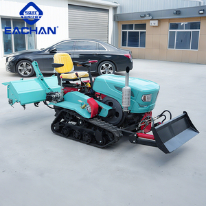 Livraison rapide 35HP siège de motoculteur rotatif petite chenille Diesel motoculteur rotatif en caoutchouc sur chenilles travail du sol avec seau - Product Image 5