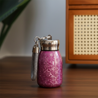 Bouteille d'eau isolée en titane pur, texturée, à boire directement, portable, idéale pour les cadeaux, vaisselle de voyage