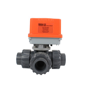 Tùy chỉnh PVC 3-cách van bi điện với 90 độ L Cổng điều chỉnh loại thiết bị truyền động cơ giới van giá cả cạnh tranh - Product Image 5