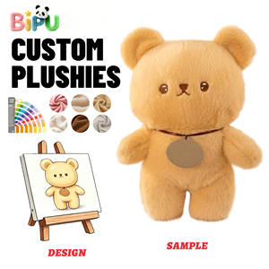 Produttore di Giocattoli in Peluche, <span class=keywords><strong>Panda</strong></span> Personalizzato da 20cm con Decorazioni di Germogli di Bambù e Trifoglio, Giocattoli Morbidi Imbottiti in Cotone, Supporto OEM - Product Image 3
