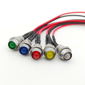 Led Indicator Light Led pilot Light signal Lamp 5mm 8mm Panel Mount LEDs <b>Bulb</b> Emitting Diode Signal Lamp - Product Image 1