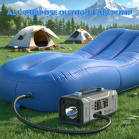 Démarreur de Voiture Portable OEM 16000mAh 12-en-1 12V, Batterie Externe 1600A, Compresseur d'Air Haute Puissance pour Pneus, en Plastique