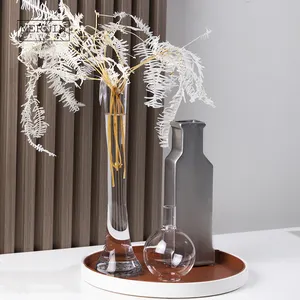 Merlin Living-jarrón de cristal de lujo, decoración de Hotel, tira de vidrio, florero de cristal