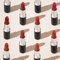 Rouge à lèvres mat en forme de balle, vente en gros, Rouge à lèvres mat, étiquette privée Vegan, longue durée, imperméable, votre Logo bâton 3 ans