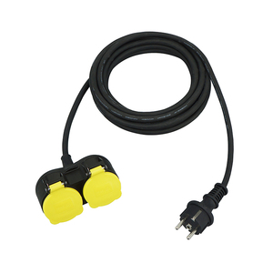Prise de courant Schuko <span class=keywords><strong>étanche</strong></span> pour chantier de construction, 25 m - Product Image 1