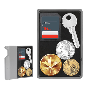 Bandeja porta monedas <span class=keywords><strong>de</strong></span> diseño delgado Perfit Fit para monedas <span class=keywords><strong>de</strong></span> billetera minimalista <span class=keywords><strong>de</strong></span> metal/llaves/<span class=keywords><strong>tarjeta</strong></span> Mini SD/<span class=keywords><strong>tarjeta</strong></span> SIM - Product Image 1
