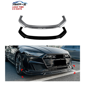 Alerón delantero de ABS de alta calidad, divisor de labio delantero para Audi <span class=keywords><strong>A7</strong></span> S7 C8 Sline <span class=keywords><strong>2019</strong></span> +, accesorios para coche, 2017 - Product Image 1