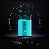 Fanvil W610W Ponsel VoIP, ponsel IP WiFi isi ulang daya tipe-c 1900mAh dengan fungsi suara & getaran HD