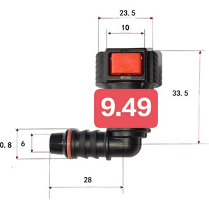 Conector Rápido de Plástico para Manguera de Urea Airship 9.49-10X8, Conector de Combustible Automotriz, Accesorio para Línea de Combustible - Product Image 1