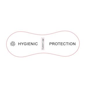 Custom logo Compostable Eco Paper Biogradale Feminine Swim Hygiene Swimwear Sticker - Product Image 1