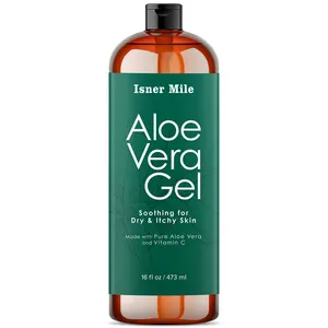 Puro Organico Naturale di vitamina C liscia per la pelle secca Crema Idratante Viso Dopo la Cura Del Sole Scottature Aloe Vera Gel