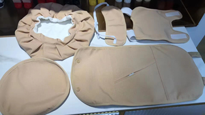 Set <span class=keywords><strong>di</strong></span> 5 impacchi riutilizzabili in cotone con olio <span class=keywords><strong>di</strong></span> ricino, impermeabili, per ginocchia, collo, vita, petto, per uomo <span class=keywords><strong>e</strong></span> donna, per alleviare il dolore. - Product Image 6