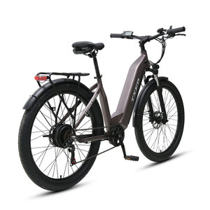 Vélo Électrique de Ville de Haute Qualité avec Cadre en Acier de 27,5 Pouces, Fourche à Suspension Avant, 7 Vitesses, 48V 250W/500W, Modèle R4 27,5'' en Acier E-MTB - Product Image 4