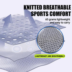 Attelle de cheville de sport en silicone, compression élastique pour la stabilité, course à pied, tricot respirant, fitness, randonnée, cyclisme - Product Image 2