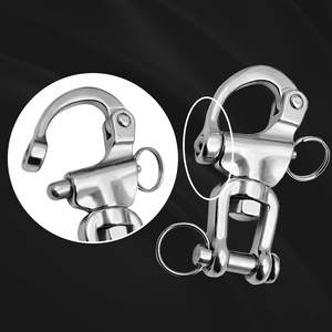 Moschettone Girevole in Acciaio Inox 304 3016 Mini Colorato 6mm con Gancio a Sgancio Rapido per Braccialetti - Product Image 5