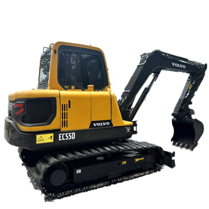 Excavatrices d'occasion Volvo EC55 EC55D de 5, 5,5 et 6 tonnes, vente chaude, mini-excavatrice hydraulique sur chenilles Volvo EC60D, accessoire tarière EC55 - Product Image 1