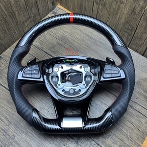 <span class=keywords><strong>Volante</strong></span> de Fibra de Carbono YLA para Benz <span class=keywords><strong>AMG</strong></span> CLA GLC GLB GLS GLE C63 E63 W205 W213, Accesorios Interiores para Automóvil - Product Image 1