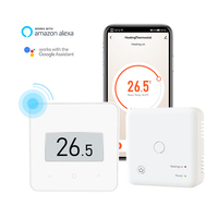 WiFi Smart Controlled E-Ink Display Batería recargable inalámbrica HVAC Systems Part