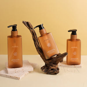 Heypack Marque Produits Usine En Gros OEM 200ml Ambre Carré PET Soins De La Peau Lotion Pompe Bouteille - Product Image 4