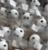 CHENXI Nouveauté Jouet Squishy Kawaii Populaire sur Instagram, Balle Squishy Croustillante Panda DIY à Presser en Forme de Dumpling