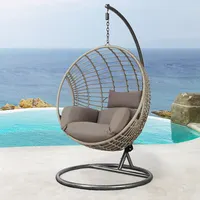 Steel Hanging Pod Chair, Outdoor Furniture