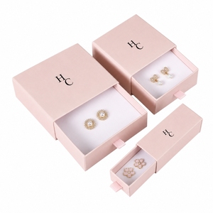 Caja de Joyería de Alta Gama con Estampado en Caliente, Caja de Embalaje para Pendientes con Cinta de Lujo, Fabricante de Cartón Rígido de Color Personalizado - Product Image 2