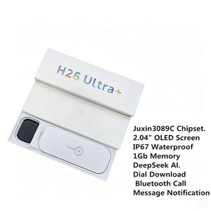 Nuovissimo Smartwatch H26 Ultra+ Plus Hello Watch <span class=keywords><strong>3</strong></span> Series con Schermo Amoled 49mm, Modalità Musica e Sport, H26 ULTRA + Smartwatch per Uomo e Donna - Product Image 1